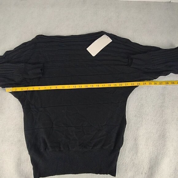 Acevog Womens Pullover Black Sweater Size M (NWT) - Picture 7 of 14